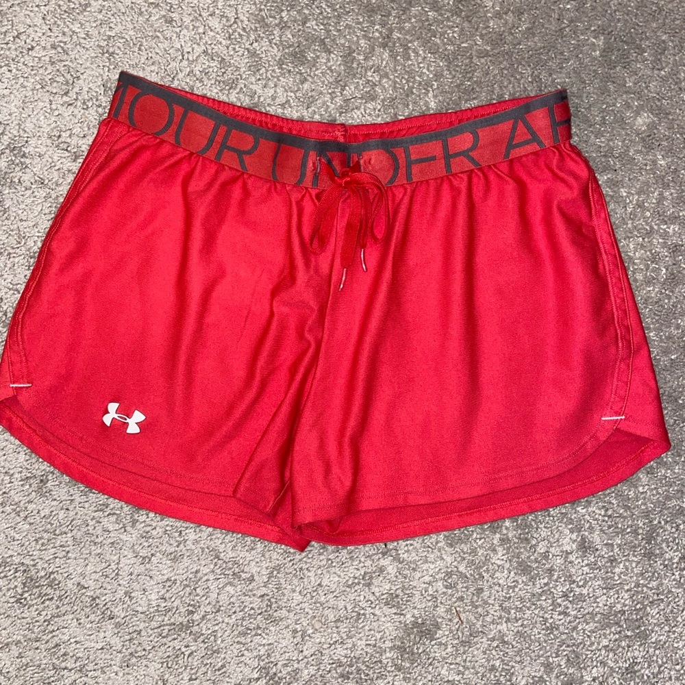 Under Armour Women's pink Athletic Shorts
